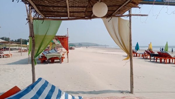 Photo of Mandrem beach Goa..