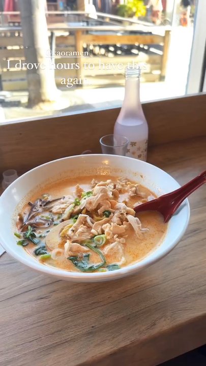 Kao Ramen By Mama - Mama style Chicken Ramen - Ramen Near Me - Ventura, California