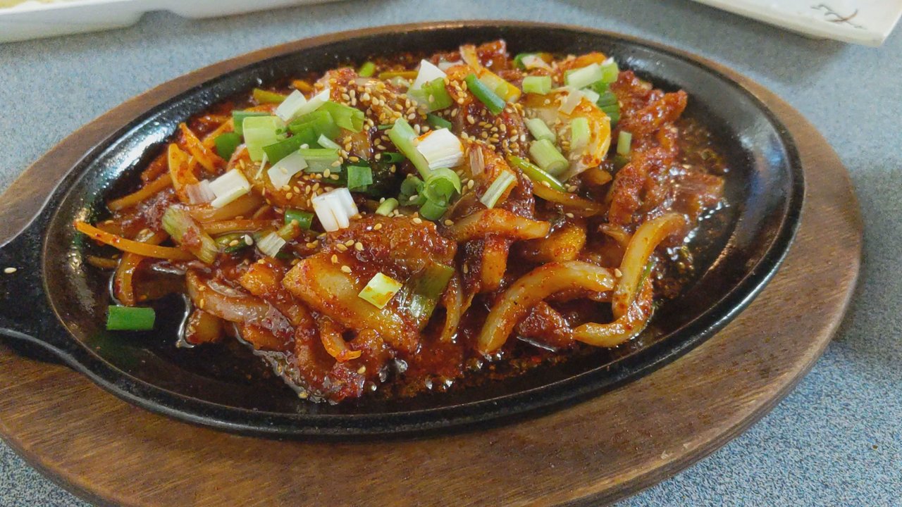 Kaya Restaurant - Just gonna leave this riiiight here. Spicy stir fry pork. The ABSOLUTE. TRUTH. Best I've ever had. No fake. - Japanese Near Me - High Point, North Carolina