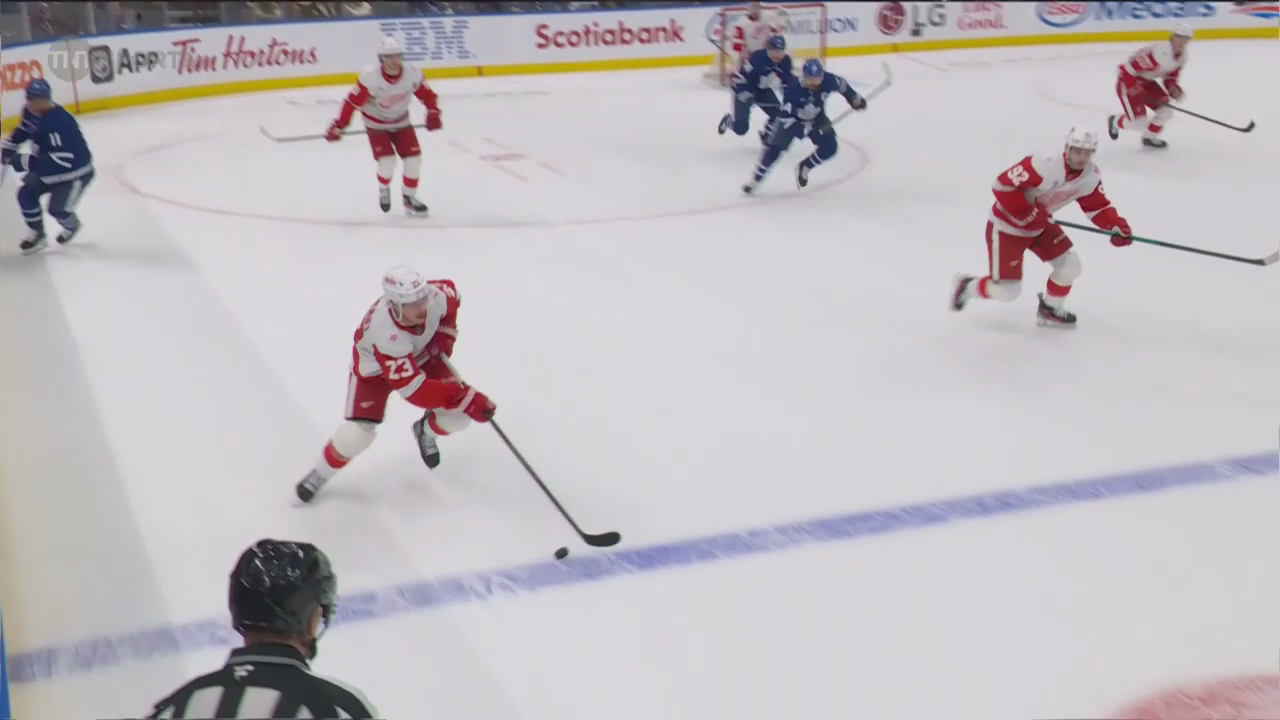 Simon Edvinsson with a goal vs. Toronto Maple Leafs · Jan 21, 2026