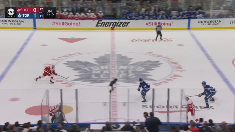 Simon Edvinsson with a goal vs. Toronto Maple Leafs · Jan 21, 2026