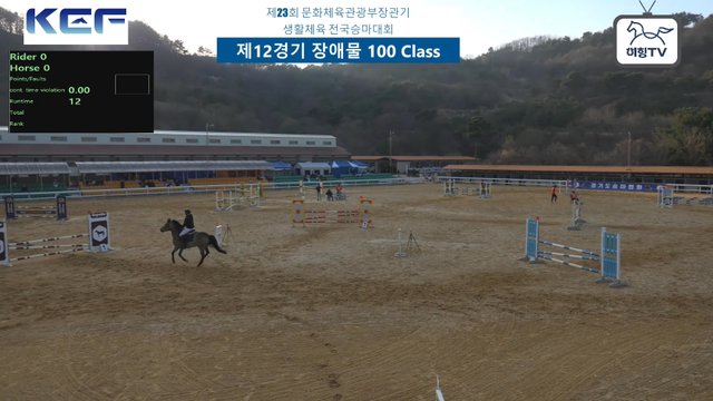 최승민 (아하바 (하이패스)) — 제23회 문화체육관광부장관기 생활체육 전국승마대회 (마장마술&생활체육&유소년) · 장애물 100cm