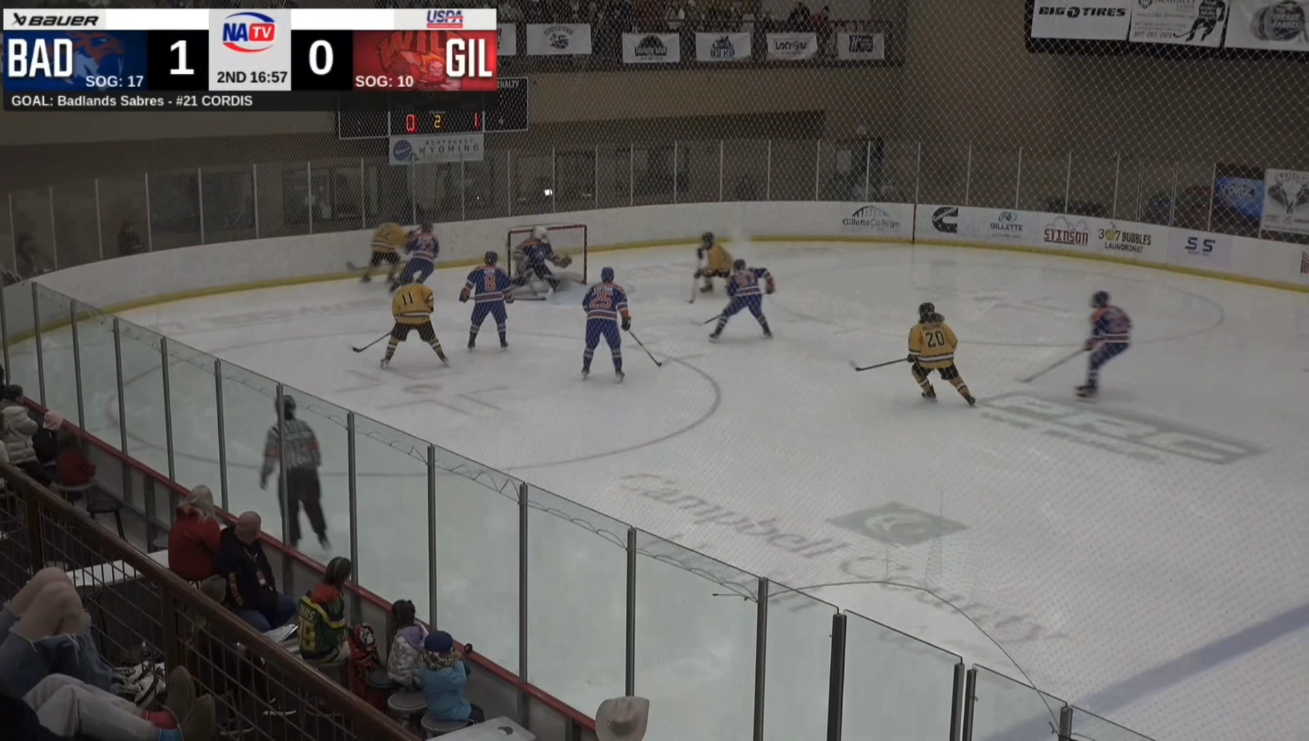 Parker Kelly's Highlights vs Gillette Wild