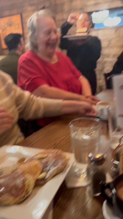 Chez Fabien - They surprised my grandmother with a complimentary huge piece of red velvet cake for her birthday! - French Near Me - Grapevine, Texas