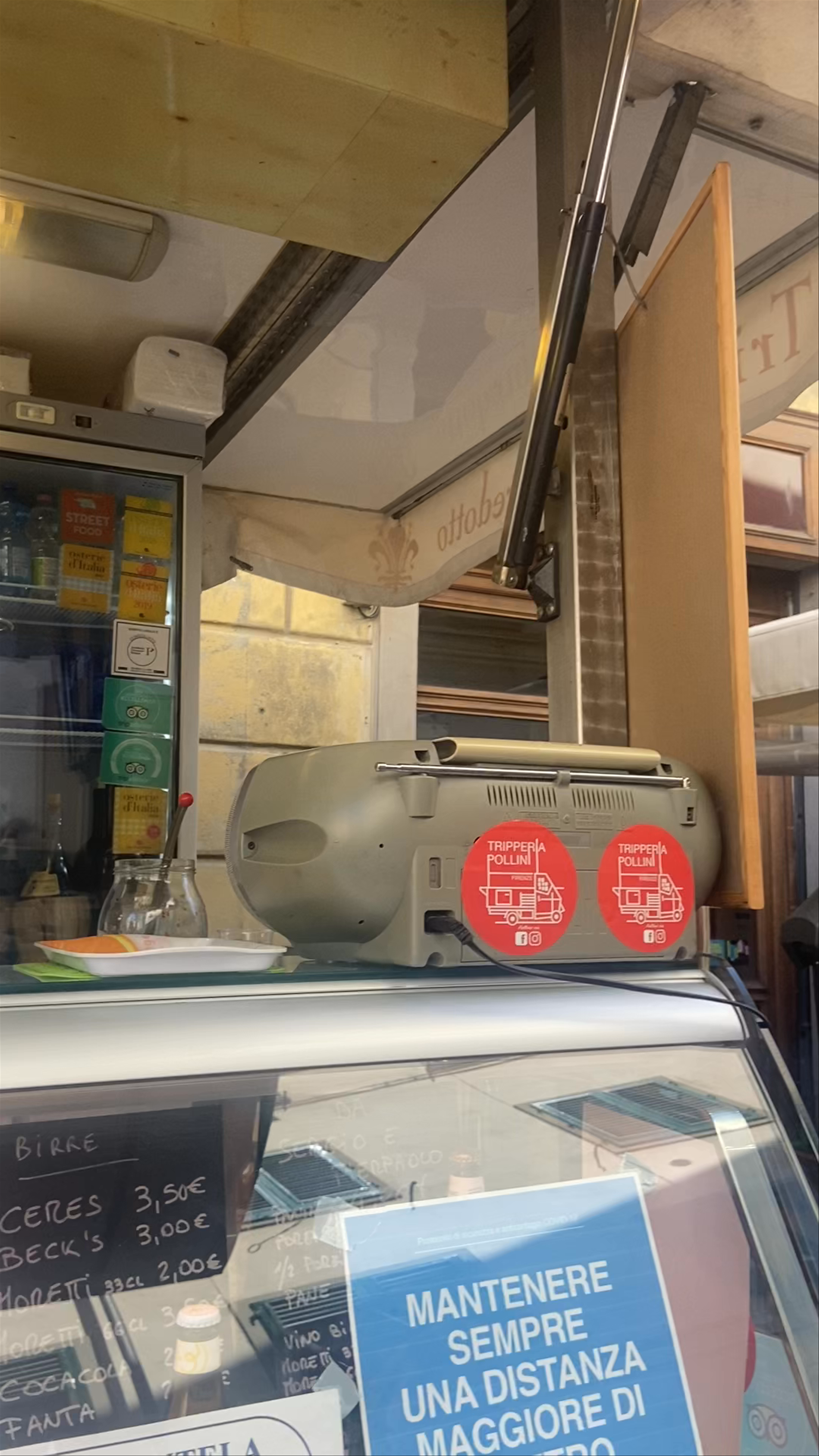 Authentic Street Food Experience at Tripperia Pollini in Florence