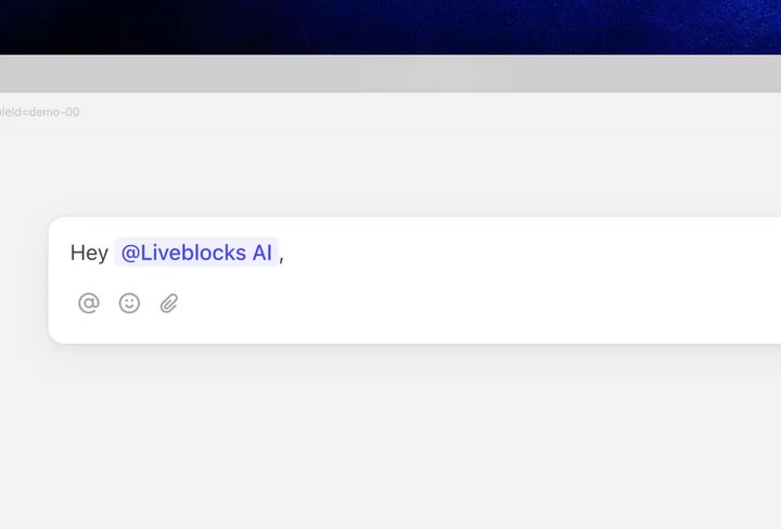 Liveblocks Comments AI bot