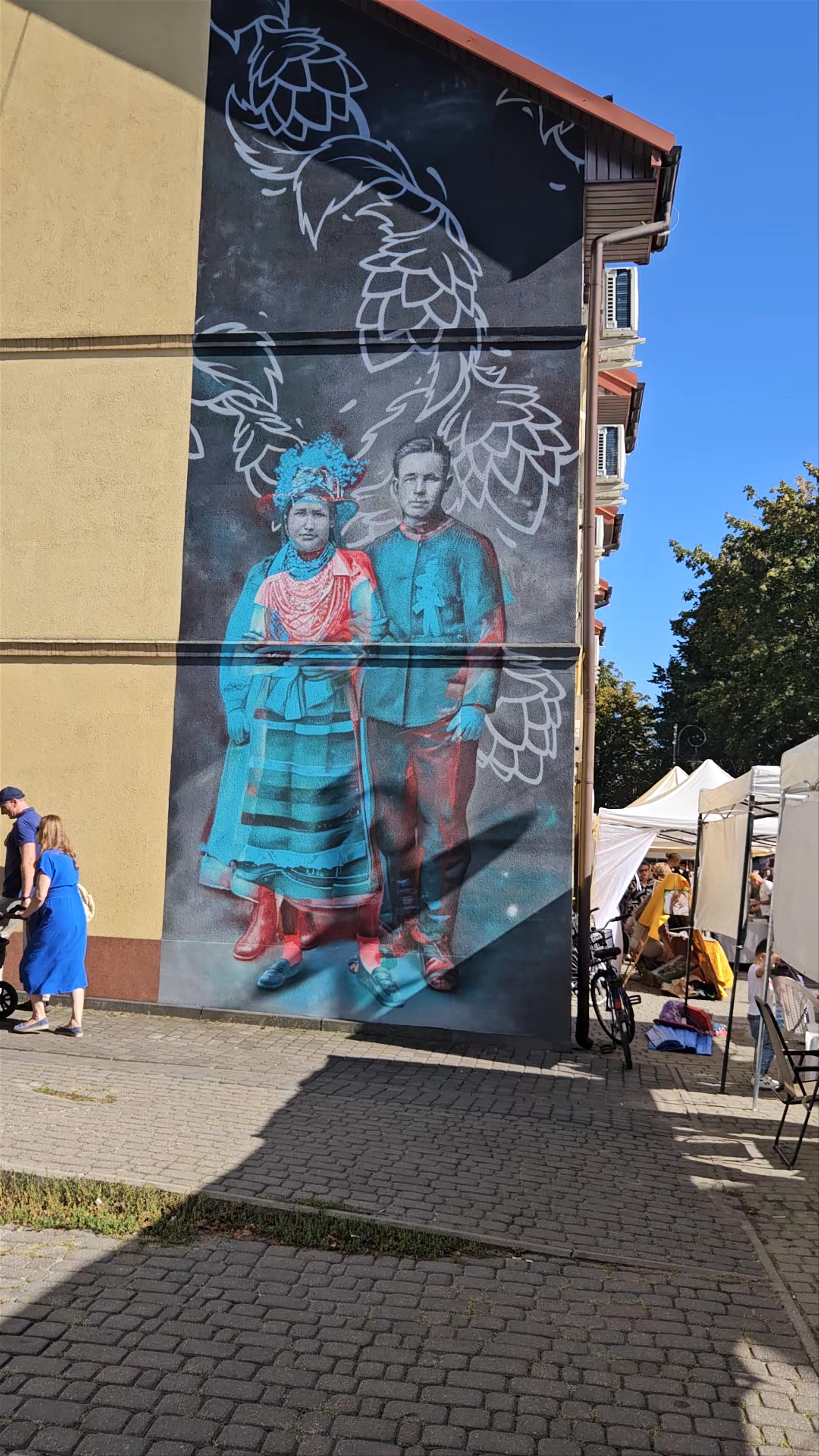 Mural - Festiwal Trzech Kultur We Włodawie