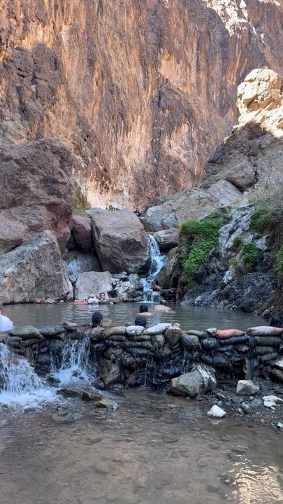 Desert Adventures - Another Hot Springs Waterfall - Rafting/Kayaking Near Me - Boulder City, Nevada