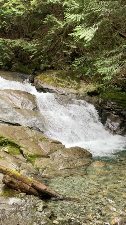Kennedy Falls - Lower falls -- June 14, 2025. - Hiking Near Me - North Vancouver, British Columbia