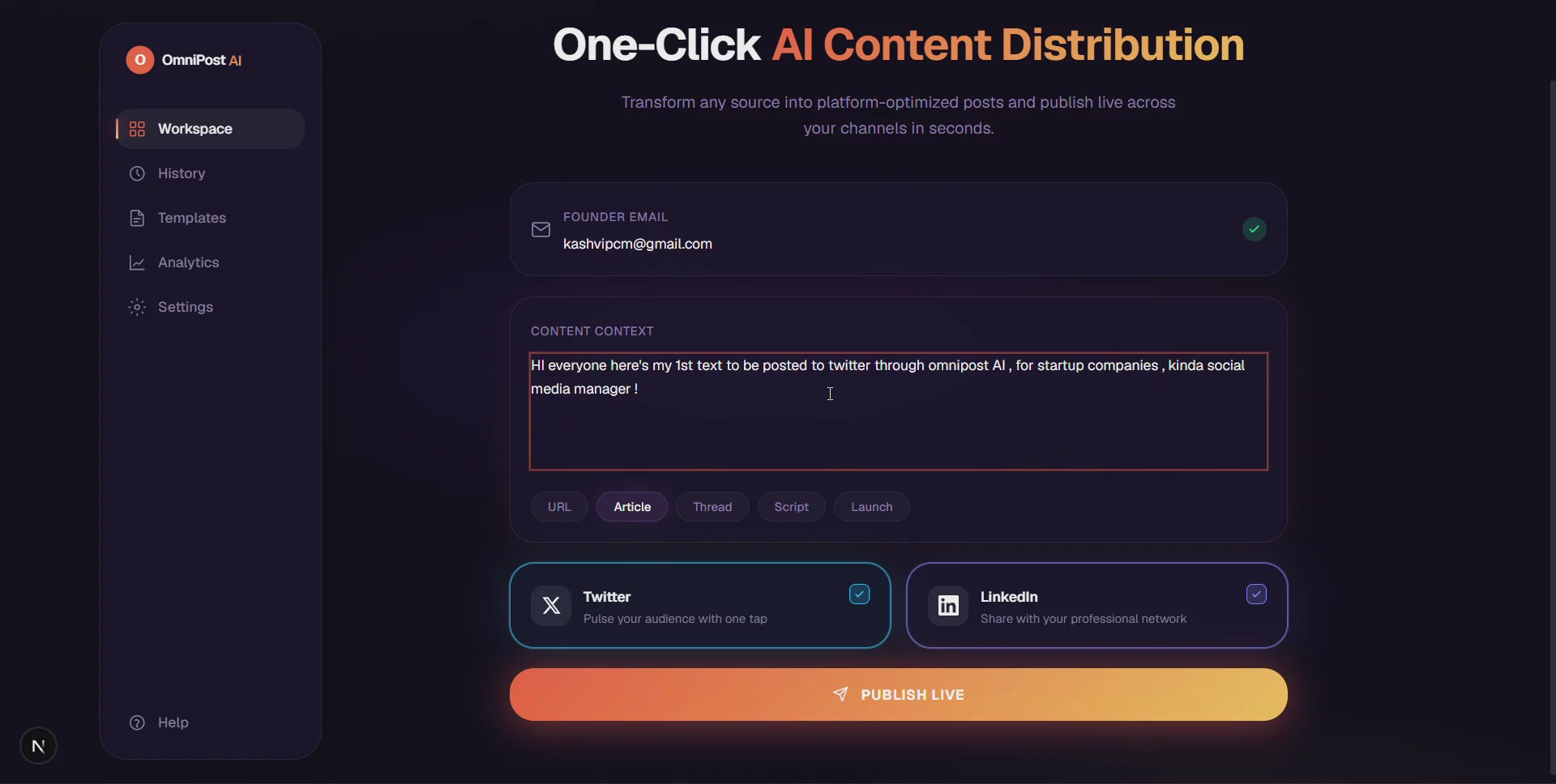 OmniPost AI image 1