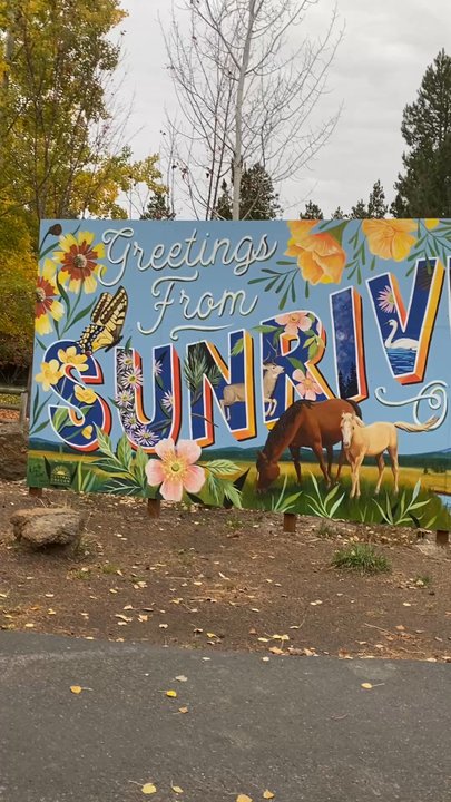 Sunriver Resort - Gorgeous mural at Sunriver Resort - Resorts Near Me - Sunriver, Oregon