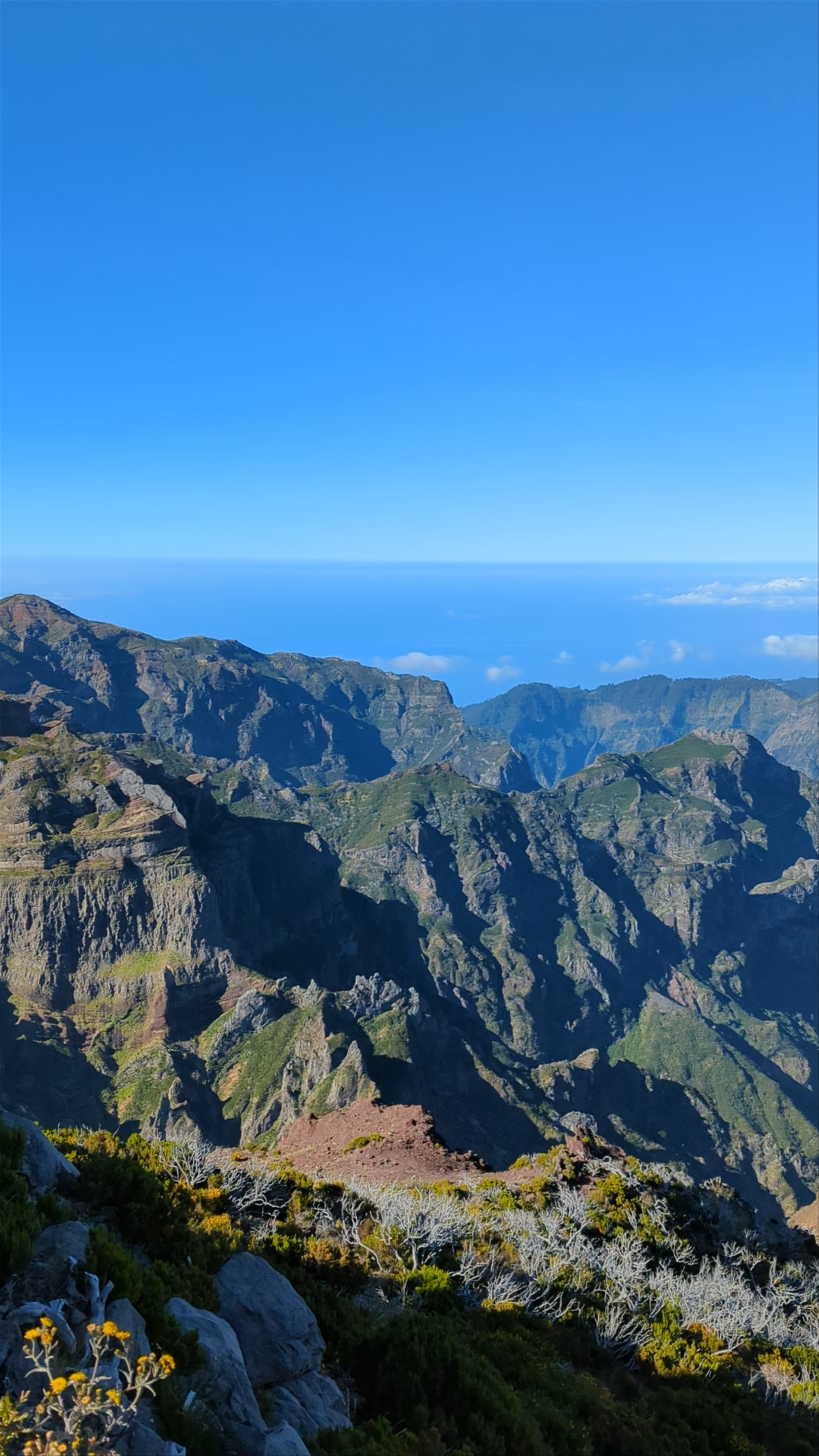 Breathtaking Views from Pico Ruivo, Portugal's Highest Peak