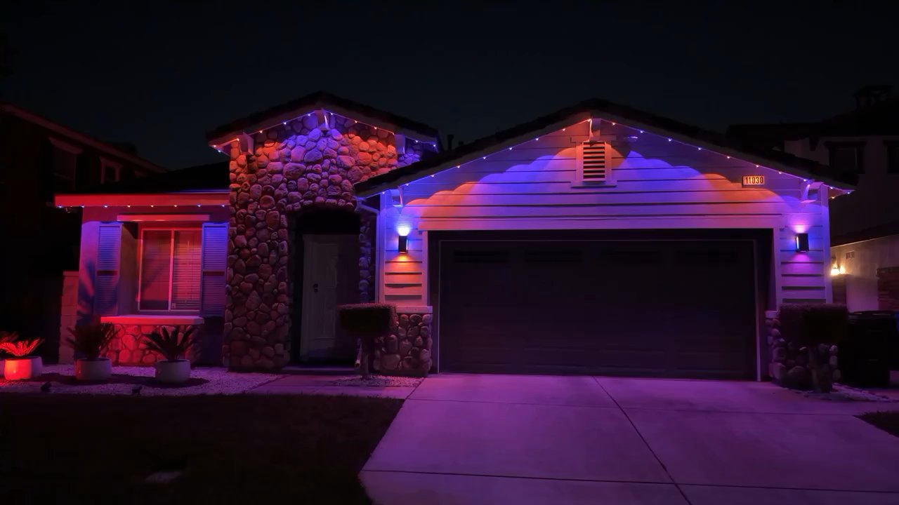 King Christmas Lighting - Govee Lights Short Clip - Holiday Decorating Services Near Me