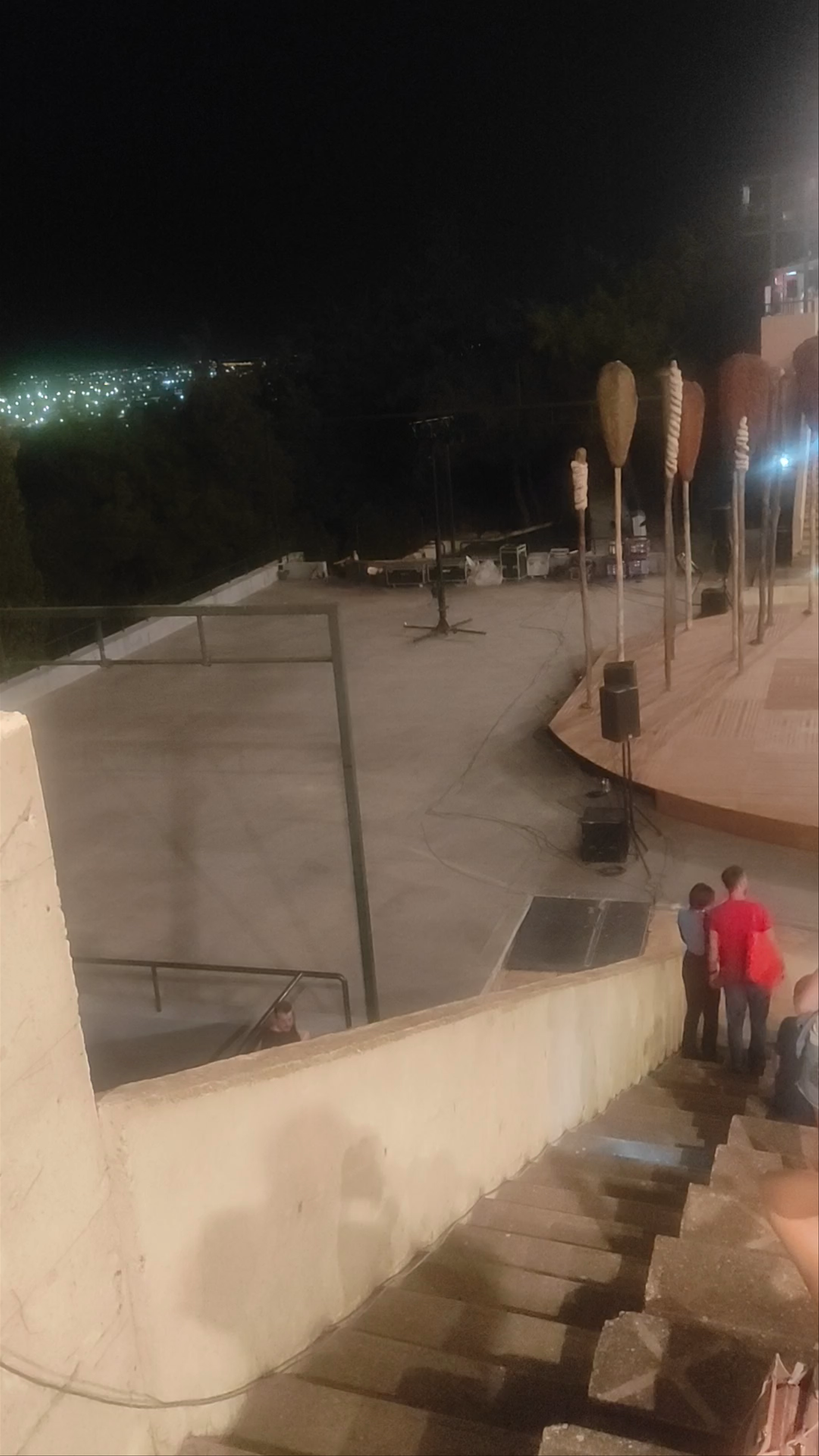 Evening Performance at Theatro Dasous, Agios Pavlos, Greece