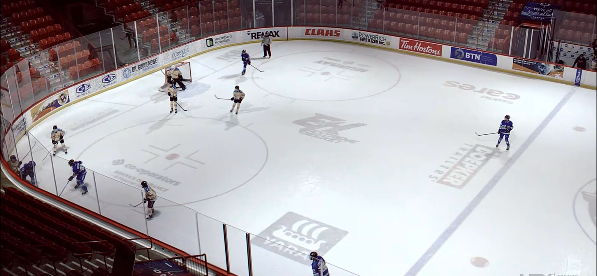 Carter McClean's Impressive Backhand Goal | Moose Jaw Epic Ice Melt