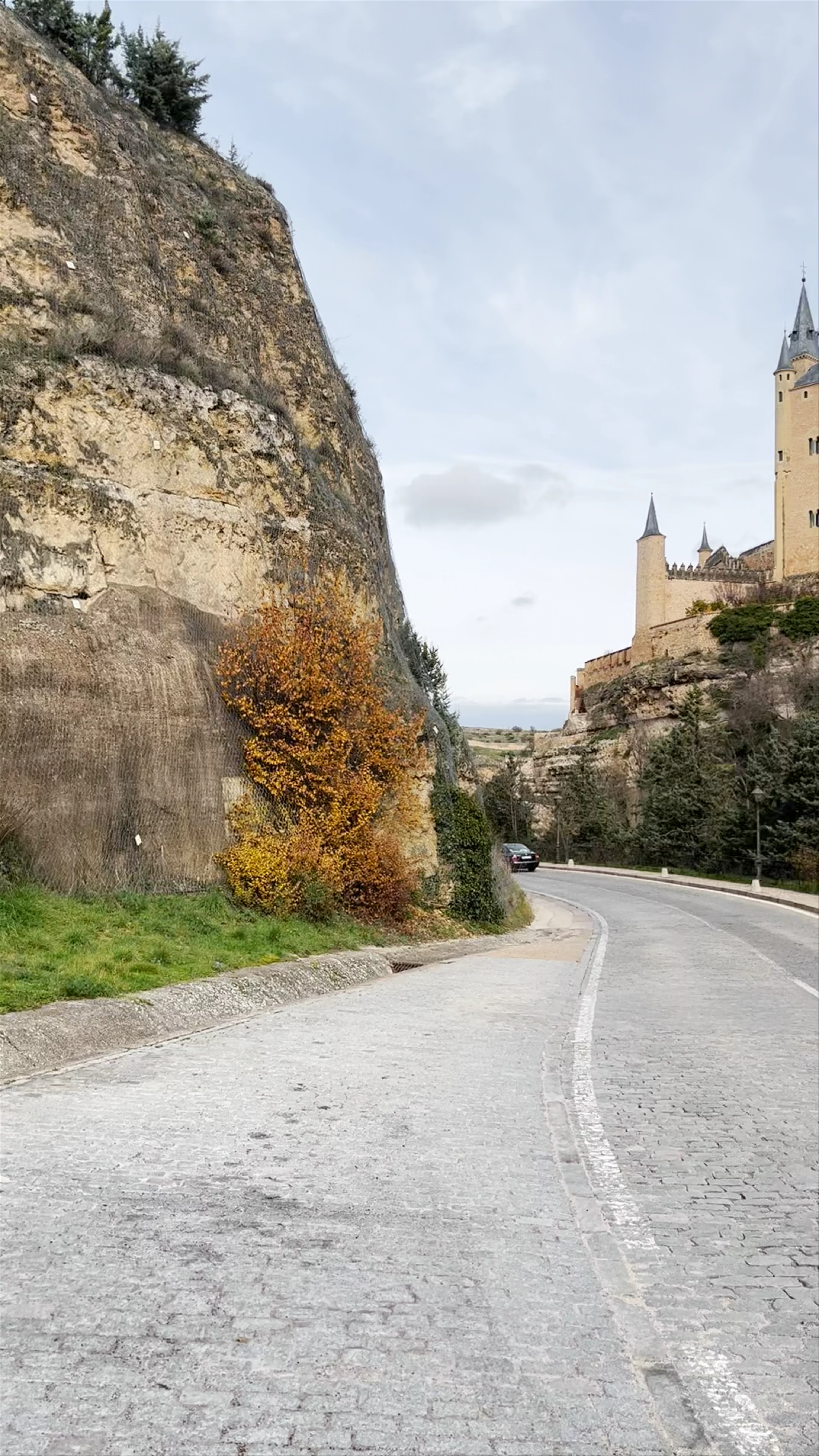Spain, Villacastín, N-VI, Alcazar De Segovia lookout