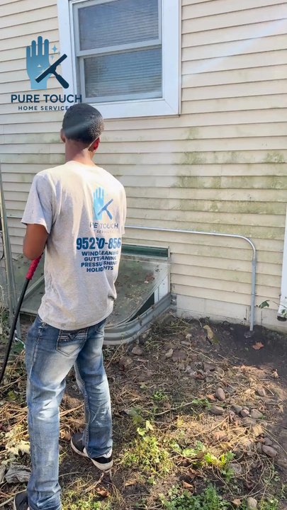 Pure Touch - Check Out This Before & After! - Window Washing Near Me