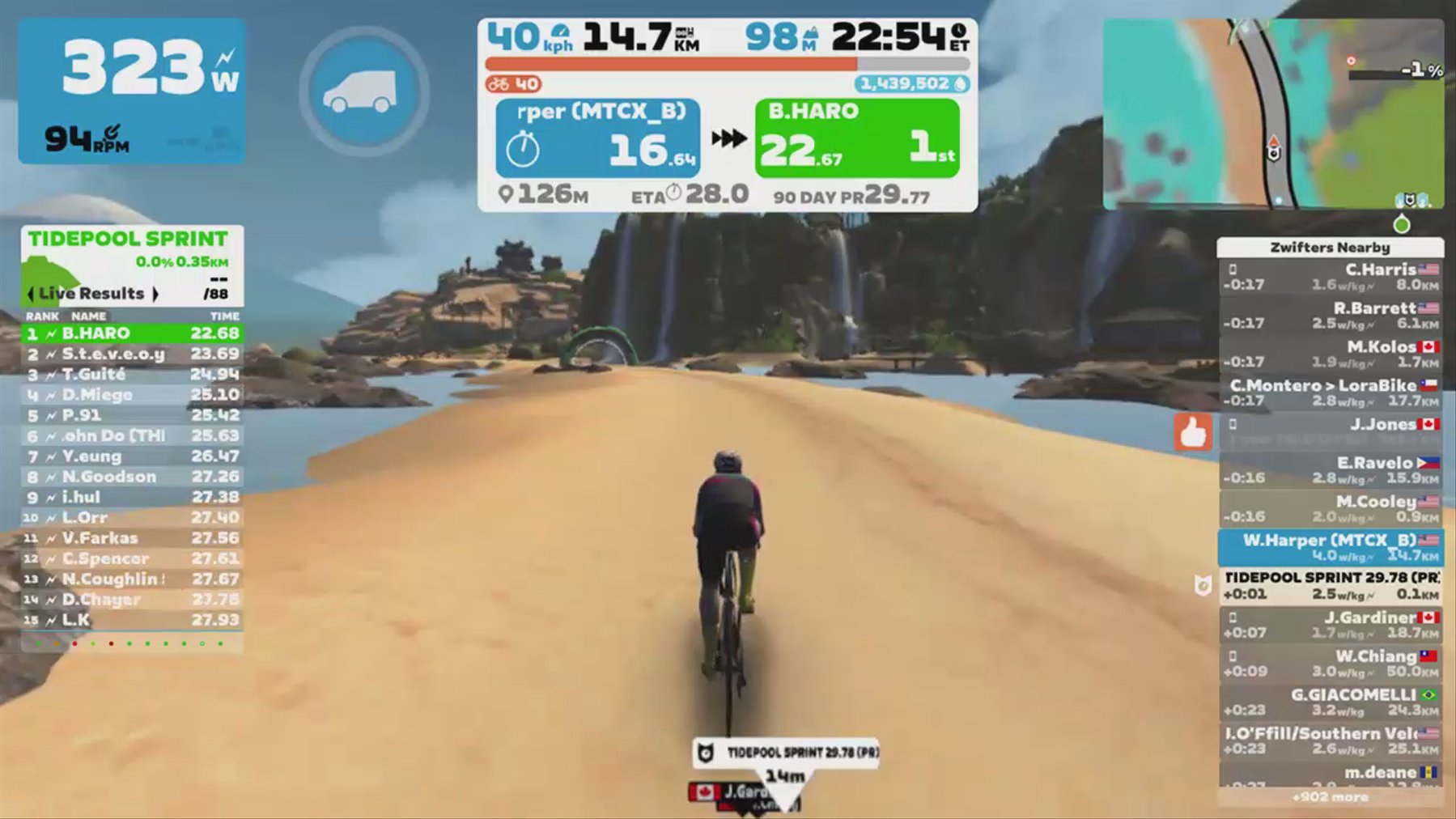Zwift - Pacer Group Ride: Country to Coastal in Makuri Islands with Yumi