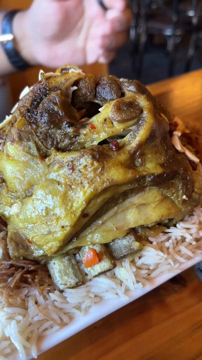 Sumer Nights - Mouth watering quzi plate - Mediterranean Near Me - Sacramento, California