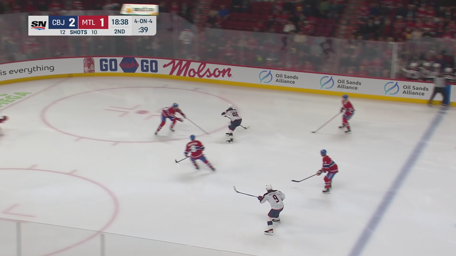 Coyle Scores 20th, Blue Jackets Beat Canadiens 5-2 · Apr. 11, 2026