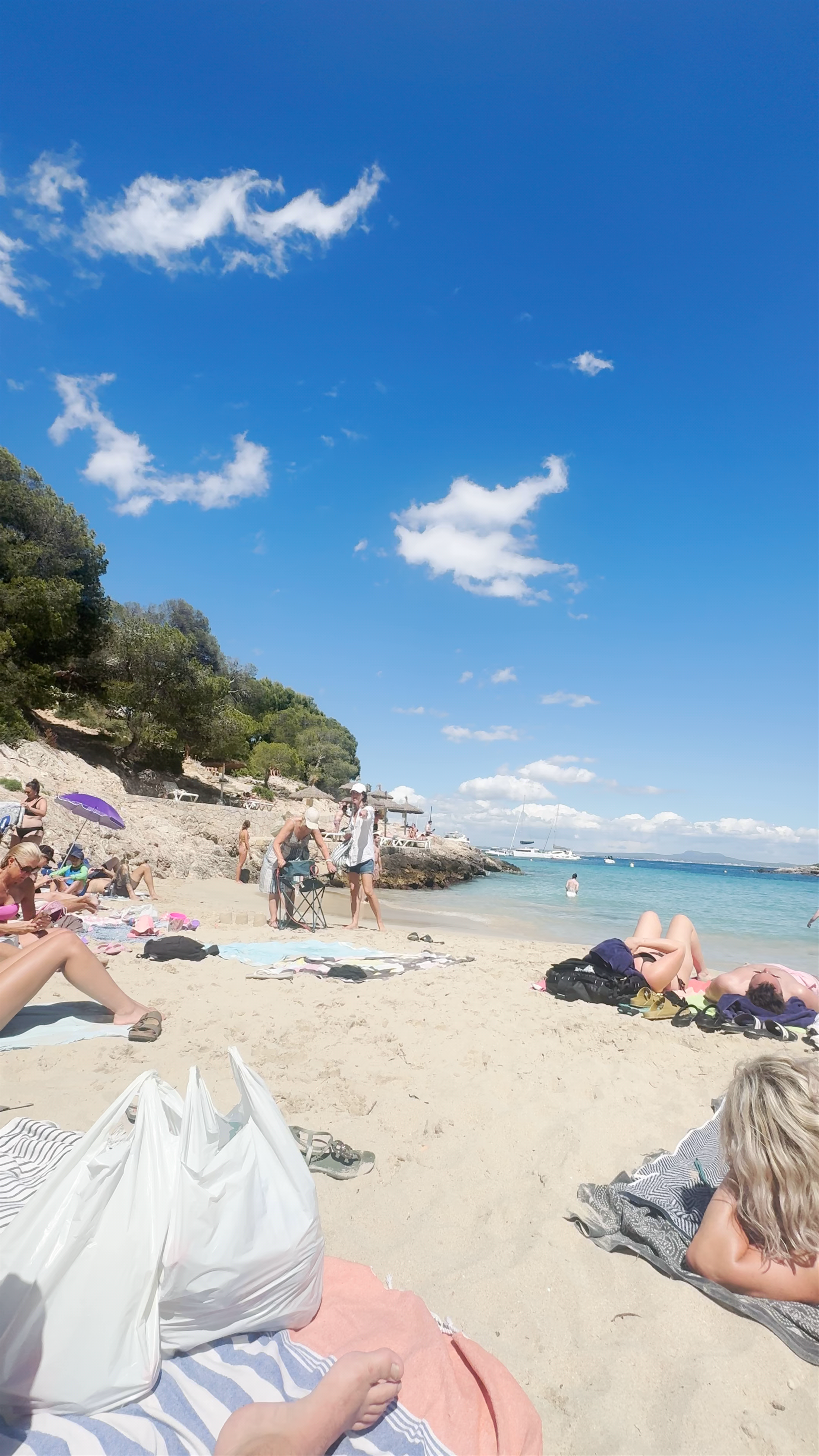 Sunlit Bliss at Platja de Ses Illetes: Stunning Beach Escape in Spain