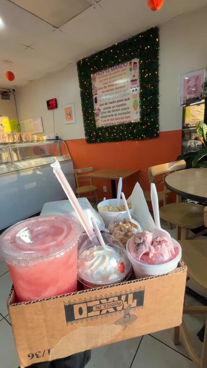 Frutería Y Nevería Bombitas - Desserts Near Me - Lancaster, Texas