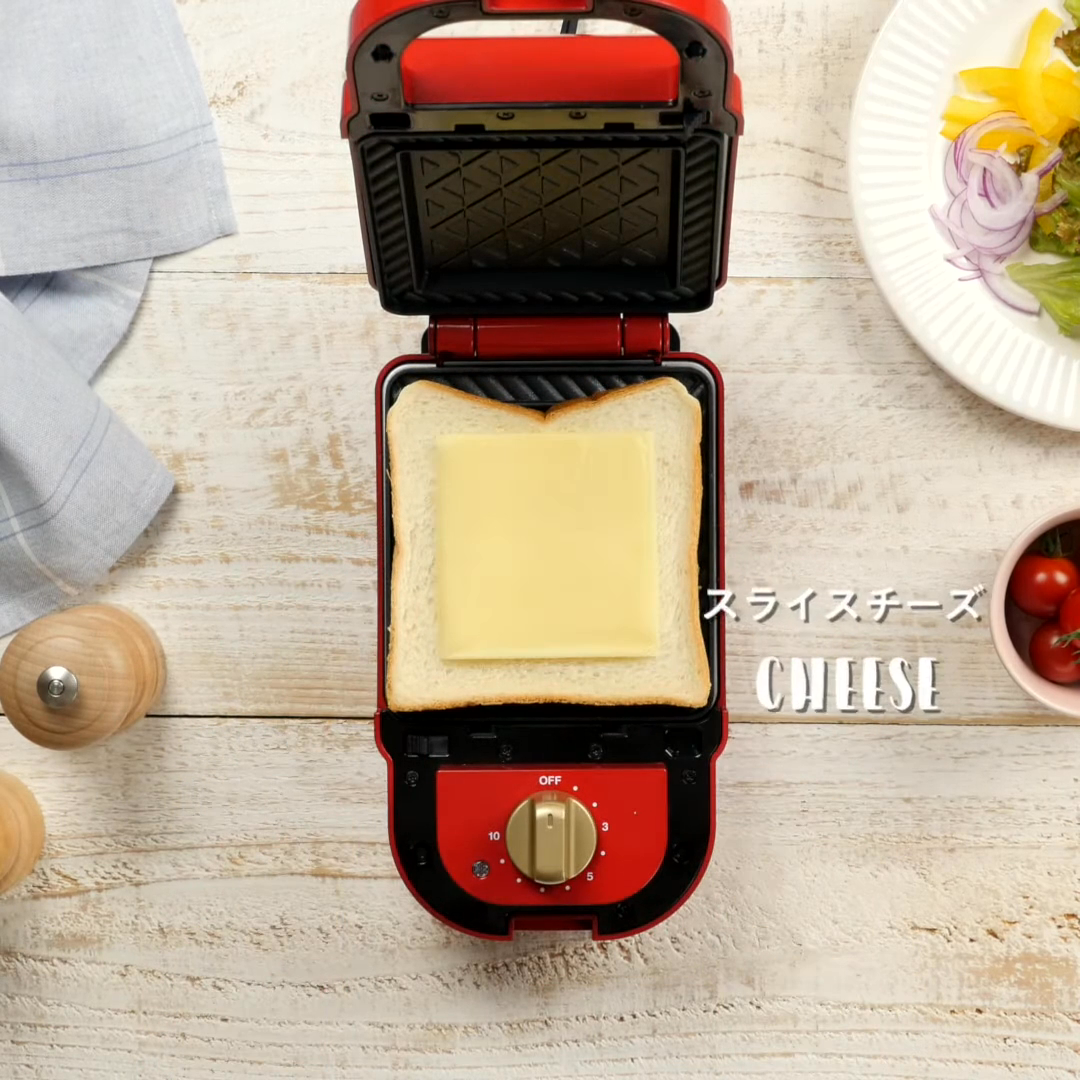 キッチン家電 BRUNO Hot Sand Maker Single Amazon.com: BRUNO Hot Sand Maker Single (Red) BOE043-RD【Japan