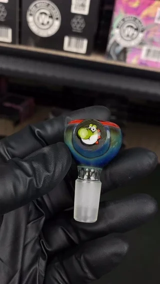 Preview pic of 14mm Single Hole Bowl Slide by Keys Glass