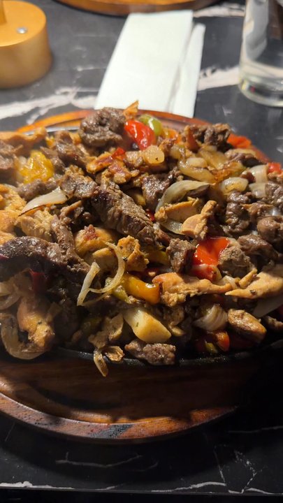 Ramses - Too bad this video doesn't come with smell. The fajitas were just right! - Mexican Near Me - Harlingen, Texas