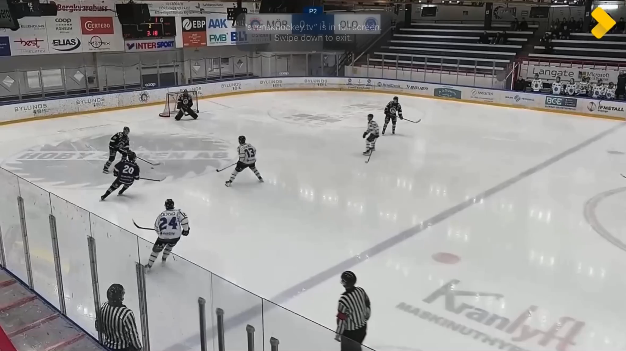 Sebastian Erkenbölling ties it up 1-1