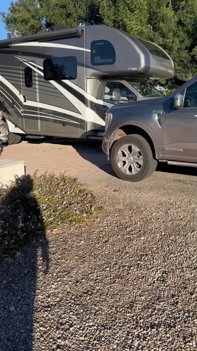 Tucson / Lazydays KOA - Our site had a dog play pen, ready to eat grapefruit, fire pit, and tall table with 4 chairs! - Campgrounds Near Me - Tucson, Arizona