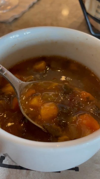 Evviva Trattoria - Excellent kale & sweet potato soup - Italian Near Me - Hanover, Massachusetts