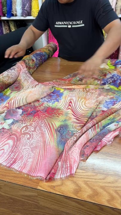 New Rainbow Fabrics - Is he supposed to be ripping my chiffon like this? - Fabric Stores Near Me - Chicago, Illinois