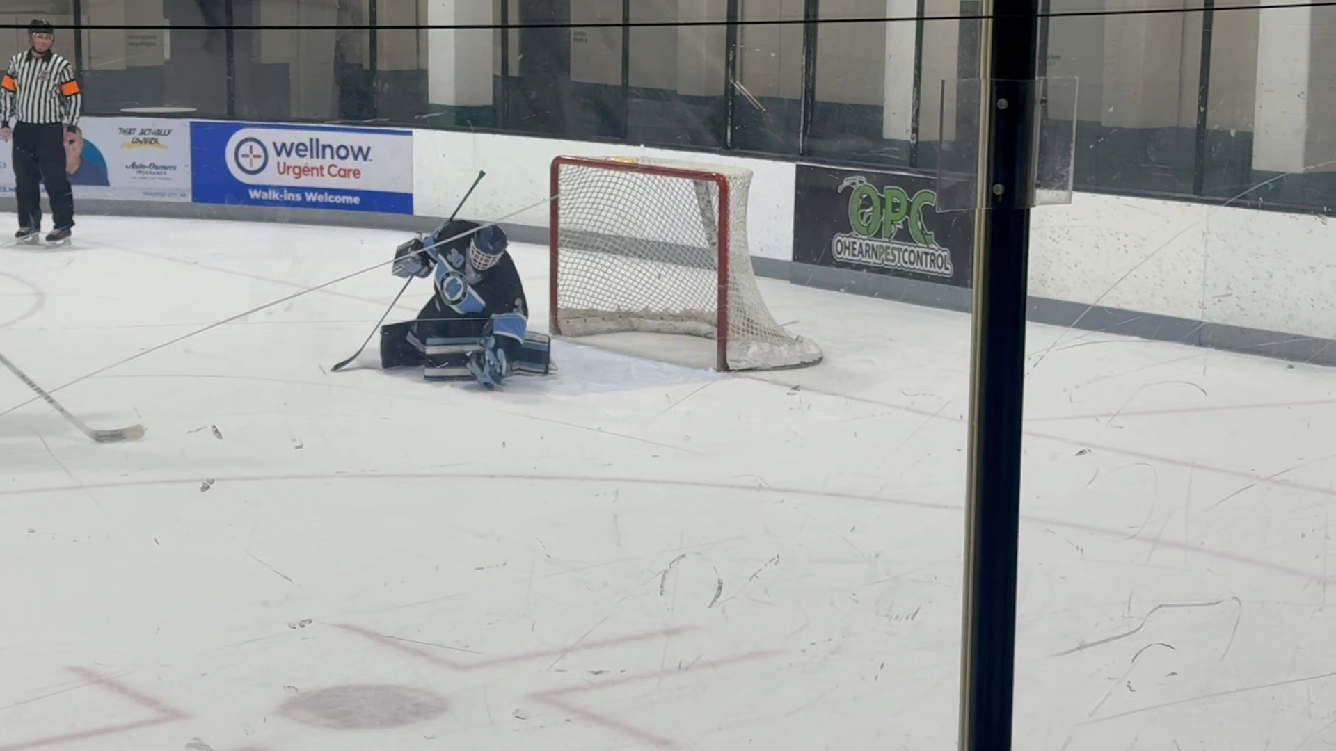 Landon Kanaar's Incredible Glove Save | Mona Shores Highlights