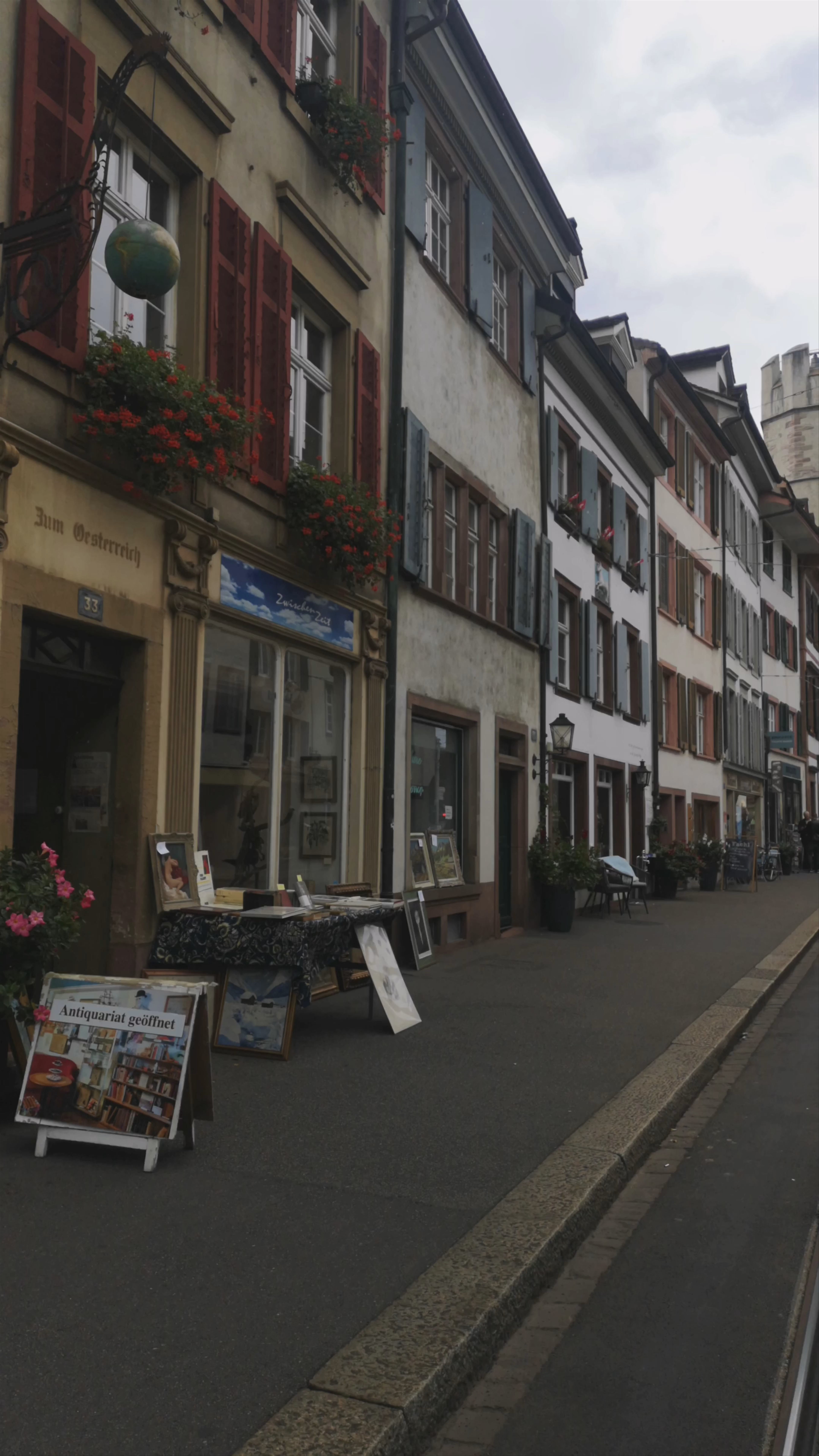 Strolling Through Spalentor and Historic Streets in Basel, Switzerland