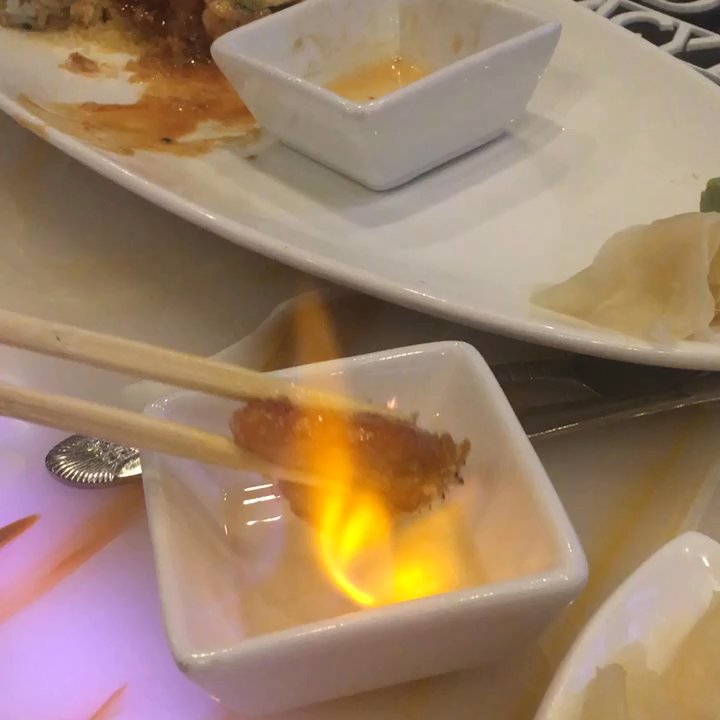Akashi - The Fuji Volcano roll is fantastic and fun to eat! - Sushi Bars Near Me - Houston, Texas