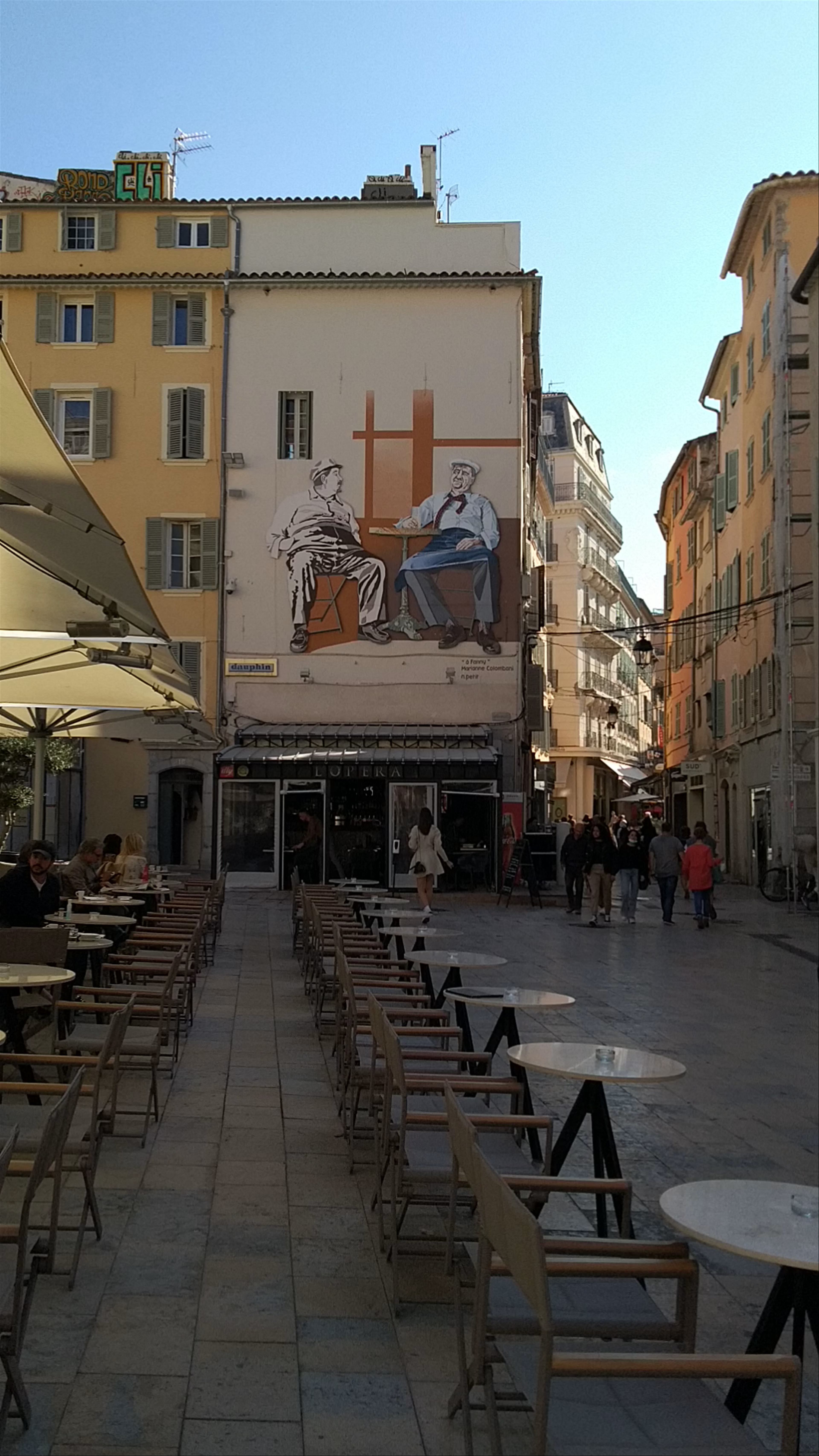 Sunny Afternoon at Place Victor Hugo, Toulon, France