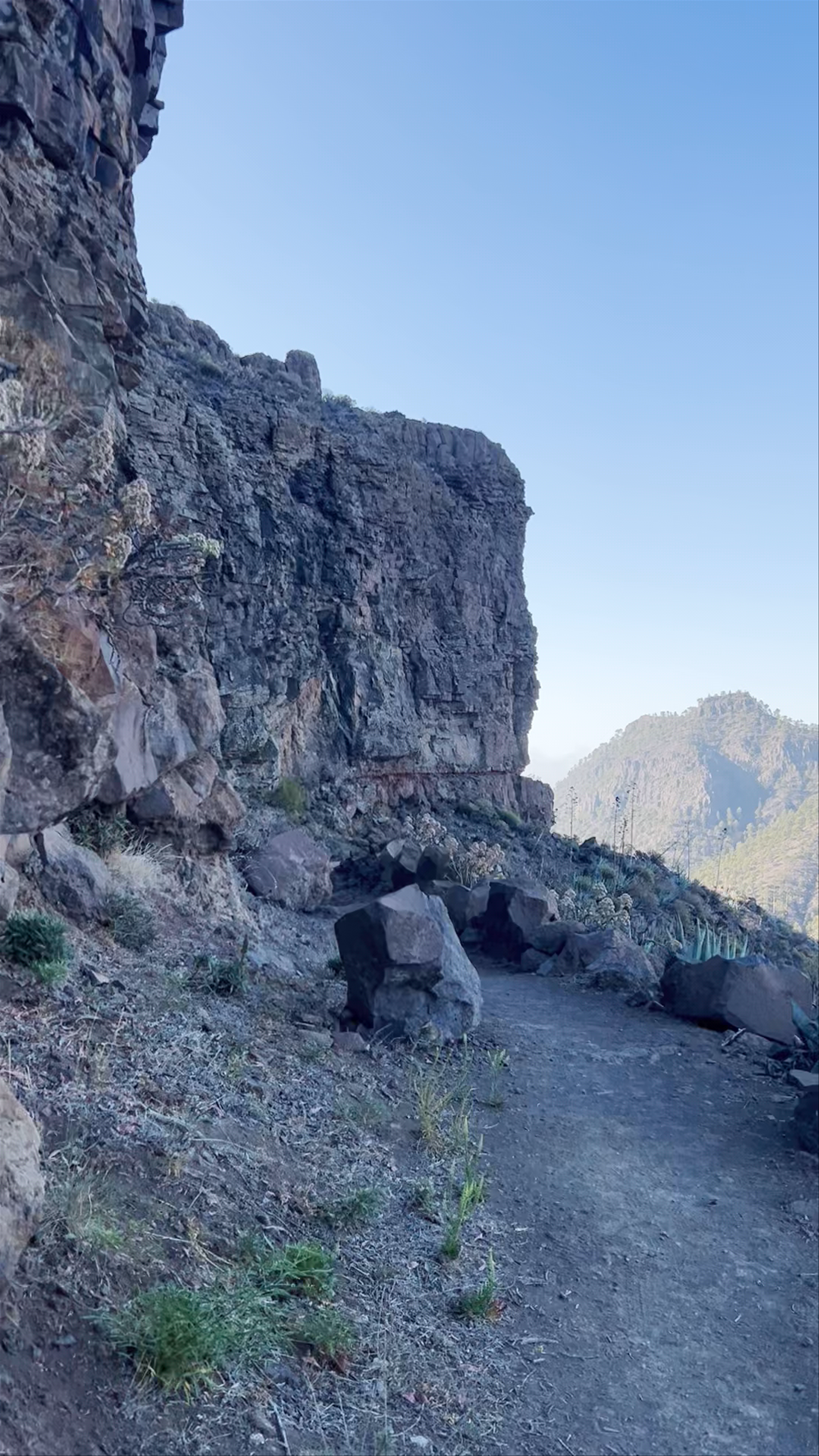 Scenic Hiking on Ruta de La Plata, Tejeda, Canary Islands