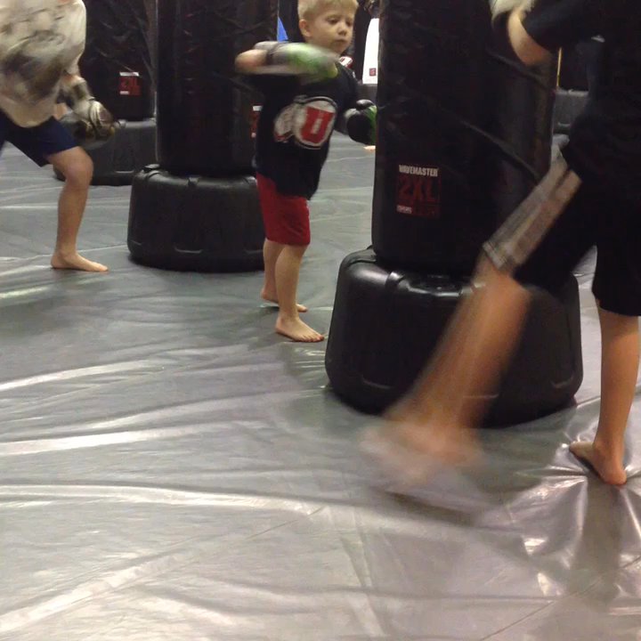 Ultimate Combat Training Center - Peanut in kids kick boxing! - Martial Arts Near Me - Holladay, Utah