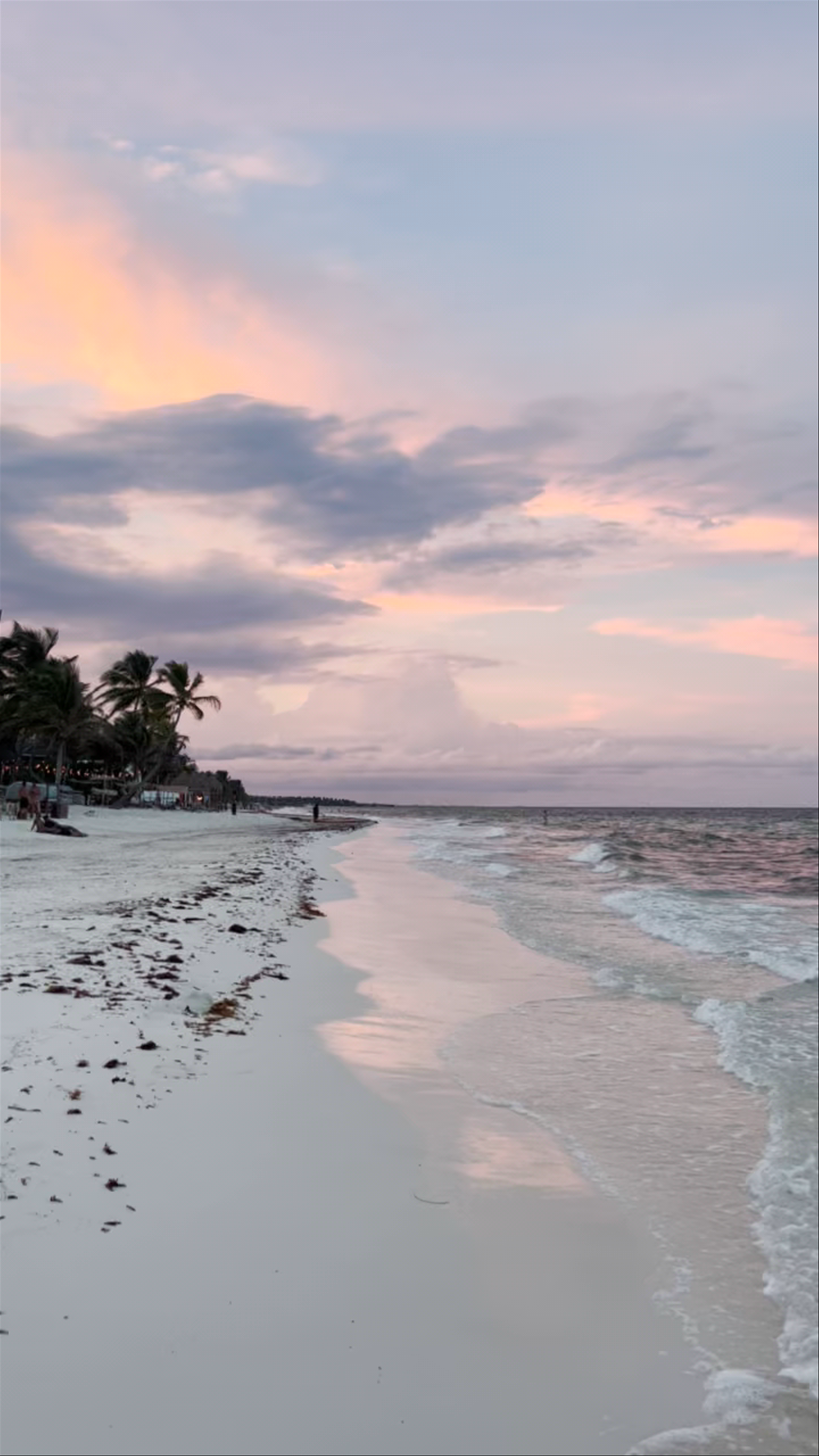 Sunset Serenity at Raw Love Cafe Beach, Tulum