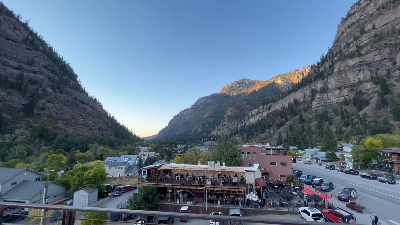 Dead Canary Bar - 360 degree view from the top of the Dead Canary. - Cocktail Bars Near Me - Ouray, Colorado