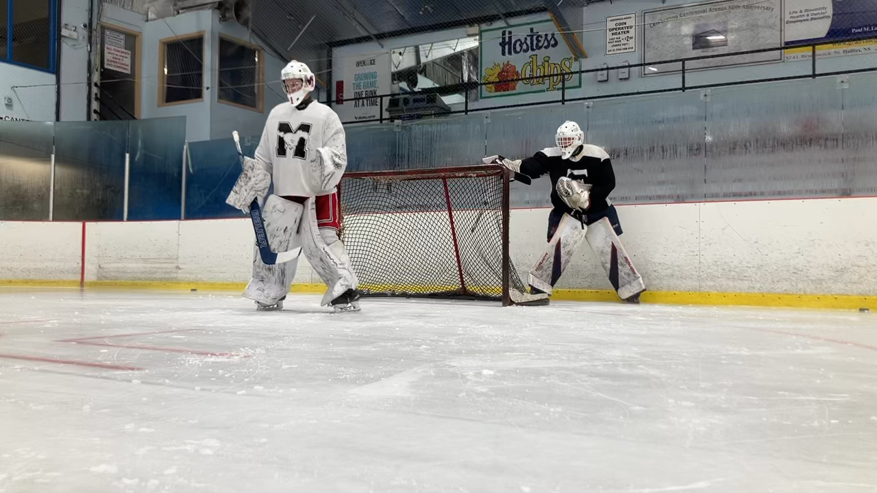 Training with Brad MacCharles of Empire Goaltending