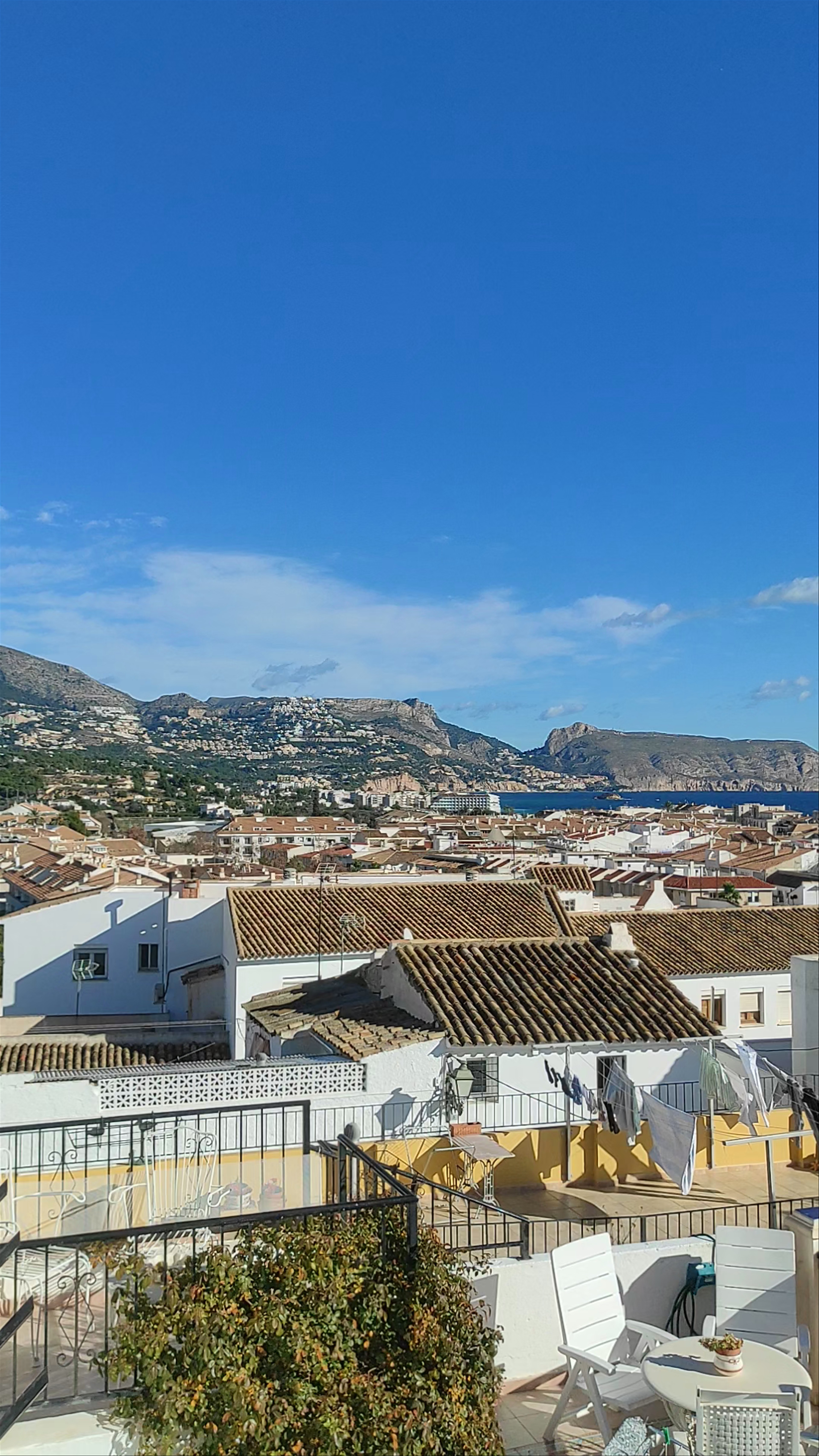 Sun-Drenched Rooftops and Seaside Views of Altea, Spain