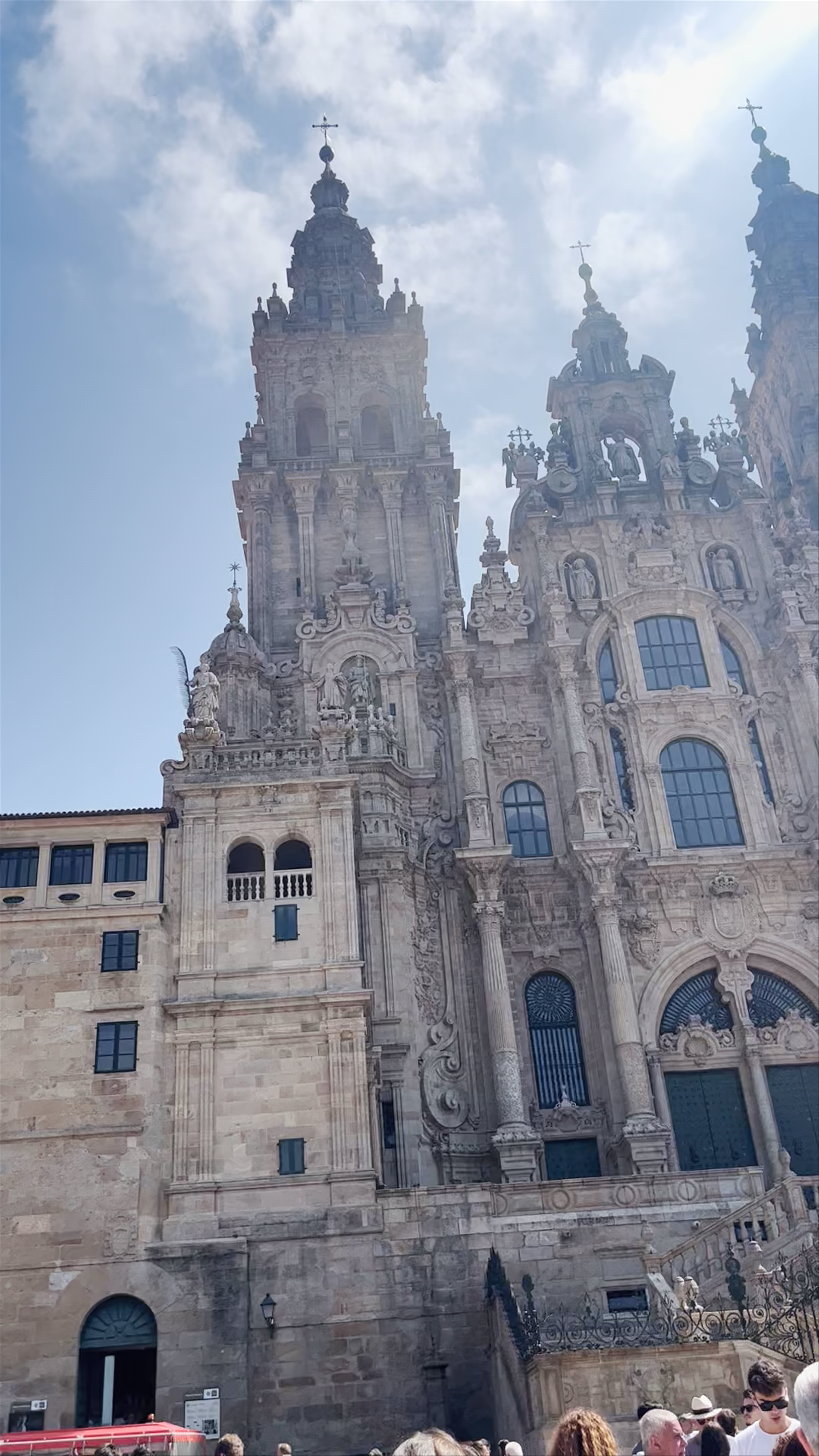 Majestic Cathedral of Santiago de Compostela in Glorious Light