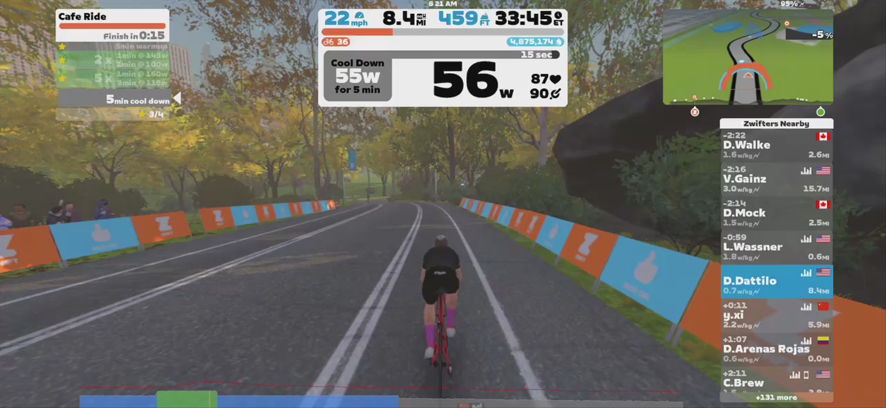 Zwift - INEOS Grenadiers Virtual Training Camp | The Cafe Ride in New York