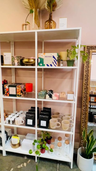 Sugar & Grace - The opposite wall with lots of beautiful artisan products - Arts & Crafts Near Me - Norfolk, Virginia