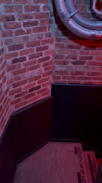 La Noxe - Video of me entering down the staircase into the hidden bar - Wine Bars Near Me - New York, New York