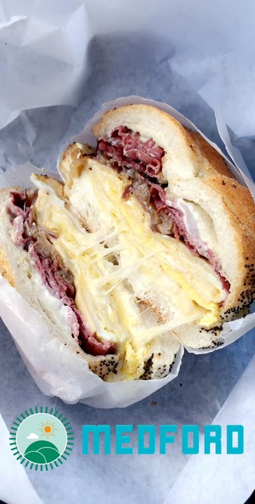 Bagels Your Way Cafe - Hitting sandwich - Bagels Near Me - Medford, New York