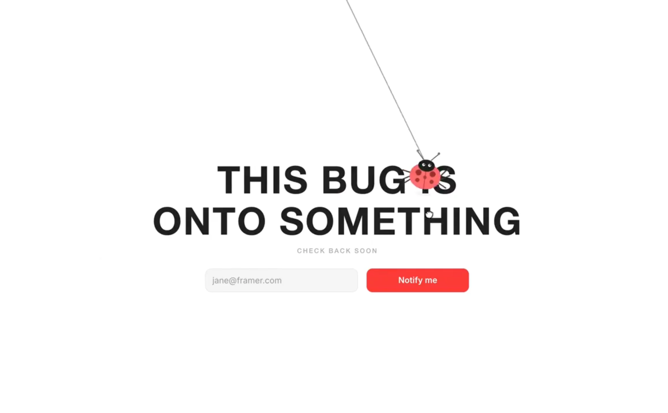 Coming Soon Page