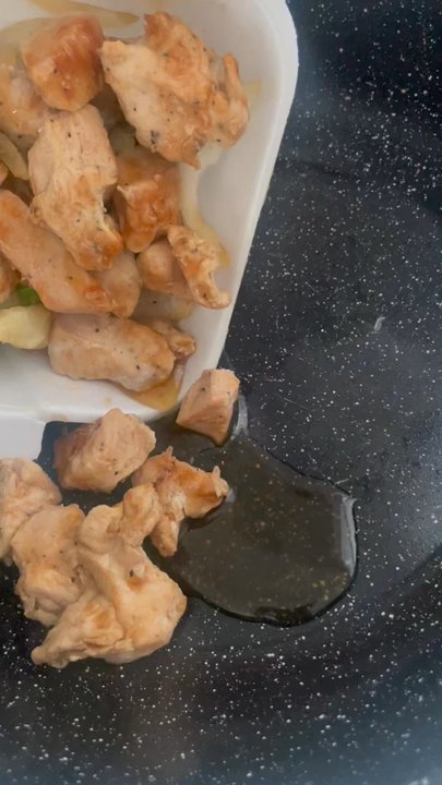 Tang's Chicken - This is me fixing the dish because it was so dry and unflavored - small portion as you can see - Chicken Wings Near Me - Clearwater, Florida